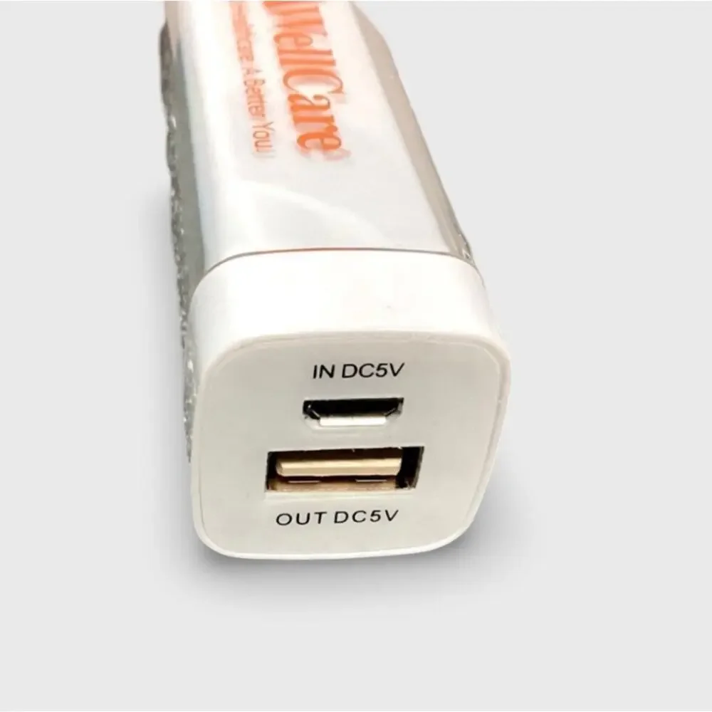 Leed's White Amp 2,200 mAh Power Bank